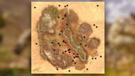 Scorched Earth resource map for water veins (Image via Ark wiki)